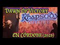 Rhapsody of Fire "SIN ALEX" en Córdoba (2025) "Dawn of Victory" #rhapsodyoffire #alexstarapoli 