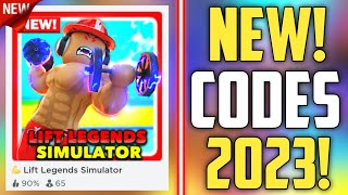 FUTURE CODES!! | *NEW* ROBLOX LIFT LEGENDS SIMULATOR CODES 2023!