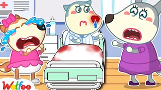 Wolfoo Got Sick! Mommy And Lucy, Don't Be Sad | Kids Stories About Family | Wolfoo Family