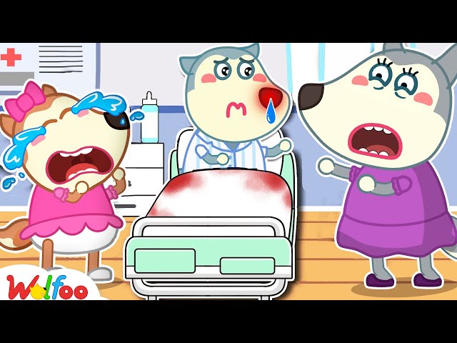 Wolfoo Got Sick! Mommy And Lucy, Don't Be Sad | Kids Stories About Family | Wolfoo Family class=