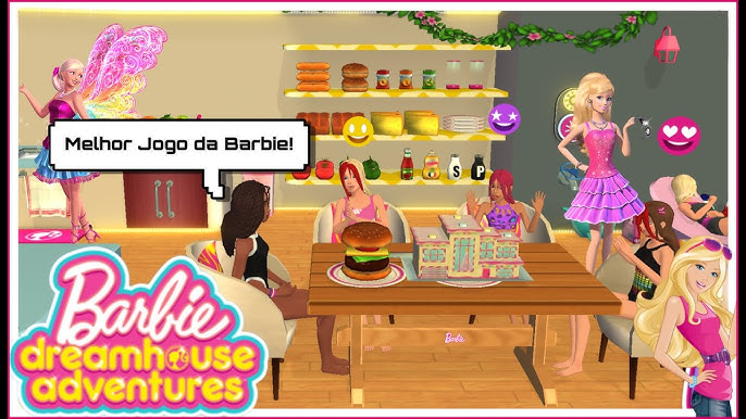 Barbie DreamHouse Adventures !!! Jogo da casa da Barbie!!! Tentando fazer  bolos 