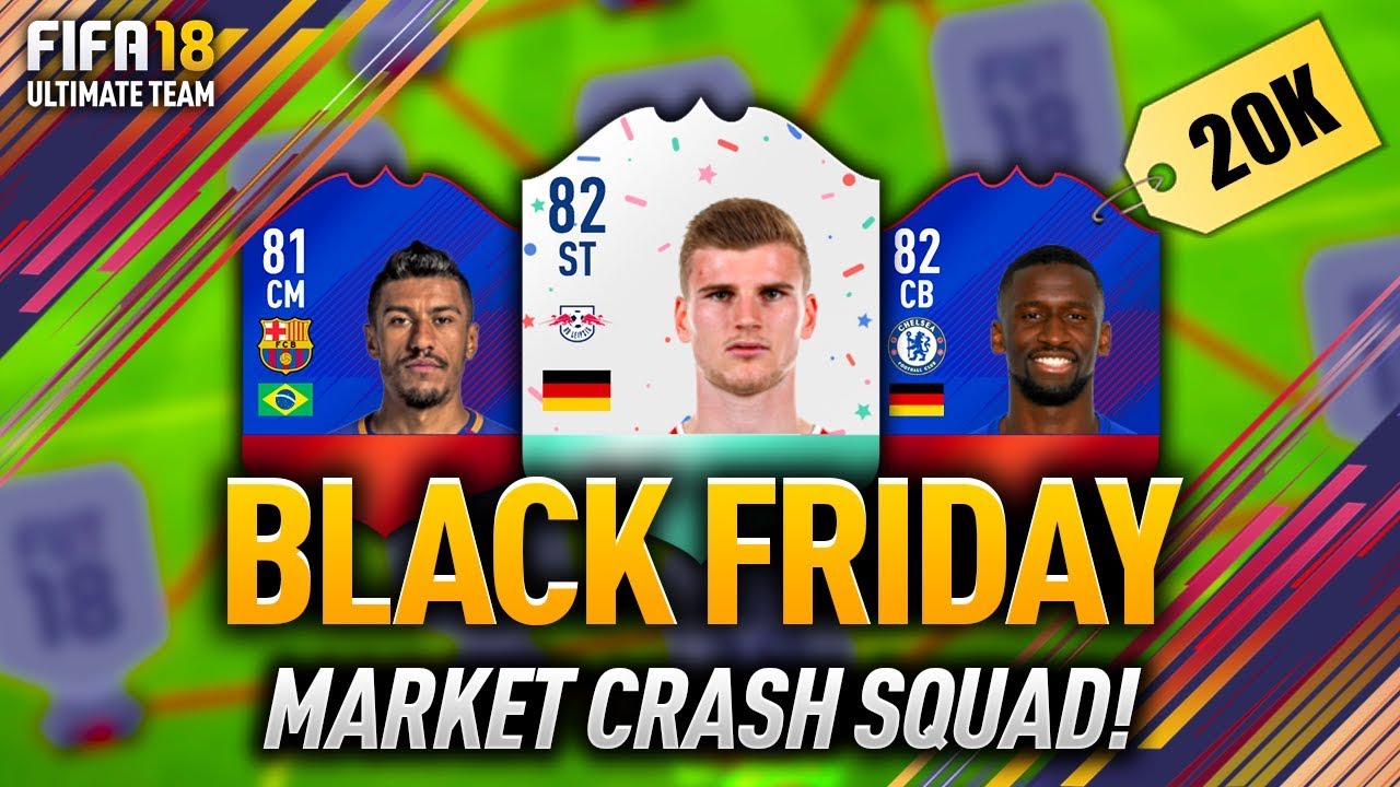 FIFA 18 BLACK FRIDAY MARKET CRASH SQUAD BUILDER! CHEAP & OVERPOWERED PLAYERS!