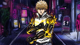 Genos from One Punch Man Sketch
