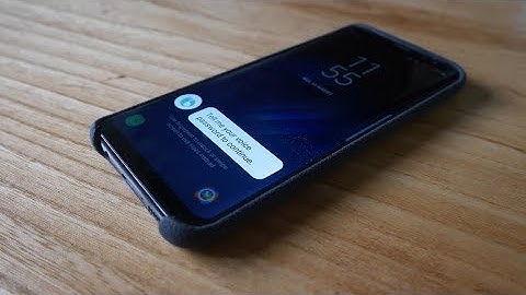 How to unlock the Samsung Galaxy S8/S8+ using a voice password | Bixby Voice
