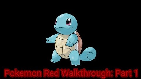 Pokemon Red Walkthrough: Part 1 (No Commentary)