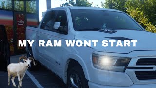 2019 ram 1500  wont start