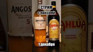 стрим с призами 1 декабря #angostura #kahlua #shorts