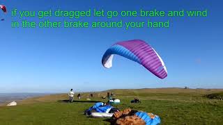 How to launch on windy takeoffs for low airtimers (paragliding)