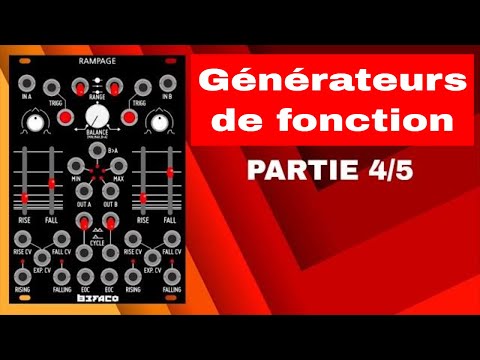 Les générateurs de fonction (Rampage , Maths, ou Delta-V) en 5 Vidéos et 20 Leçons, Partie 4/5