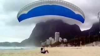Inflando em São Conrado - Praia do Pepino - RJ