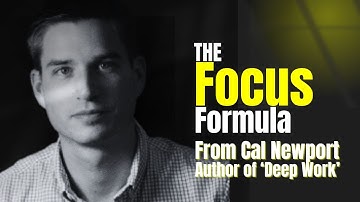 STOP DISTRACTION: Cal Newport