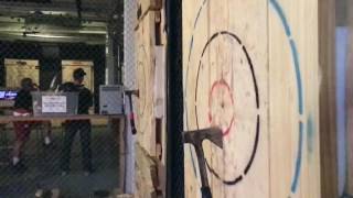 Axe Throwing Slow Motion