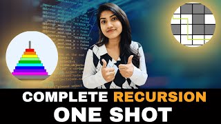 Recursion One Shot 🔁 | Master Recursion for Placements in 1 Video | Placement Gyan