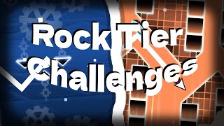Rock Tier Wave Challenges // Geometry Dash