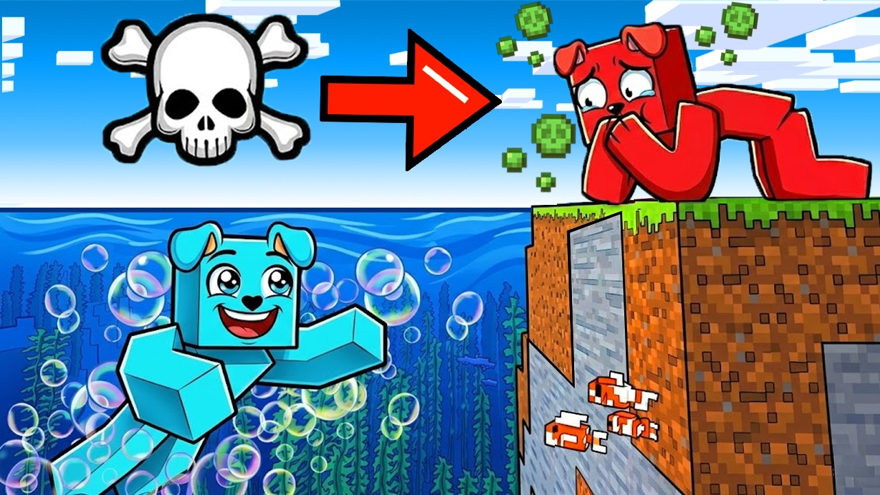 Minecraft ALE MUSIMY ŻYĆ POD WODĄ 🌊💀