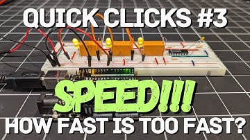 Relay Computer - Quick Clicks #3 - Speed! (How fast is too fast?)