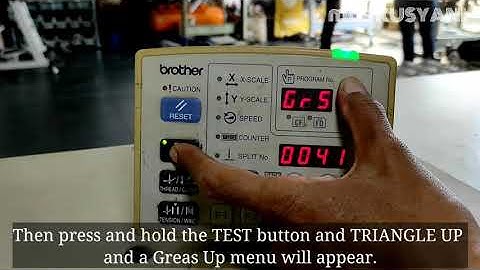 How To Remove Greas Up Brother KE-430D