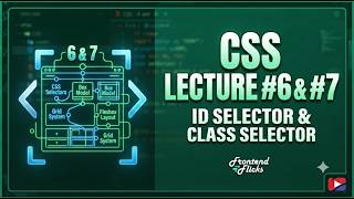 CSS Lecture 6 & 7|ID & Class Selector | Learn CSS in Urdu/Hindi 🚀 #CSS #WD#FrontendFlicks #HTMLCSS