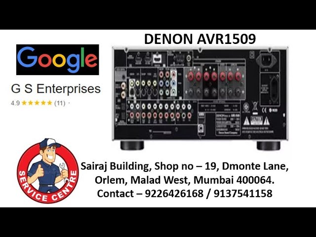 Denon AVR-1509 Service & Repair | Troubleshooting & Fixing Audio