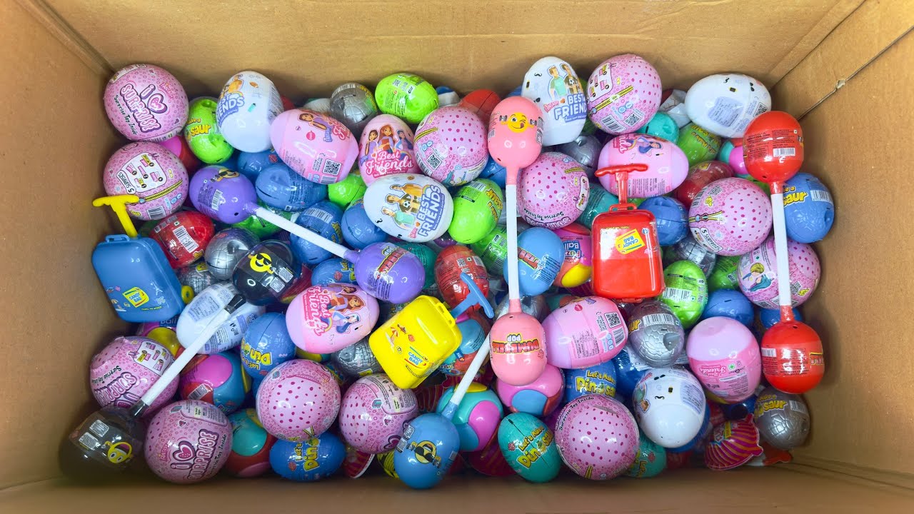 Surprise Eggs ASMR Unboxing || Mystery Toy Eggs || Free Gifts Inside ...