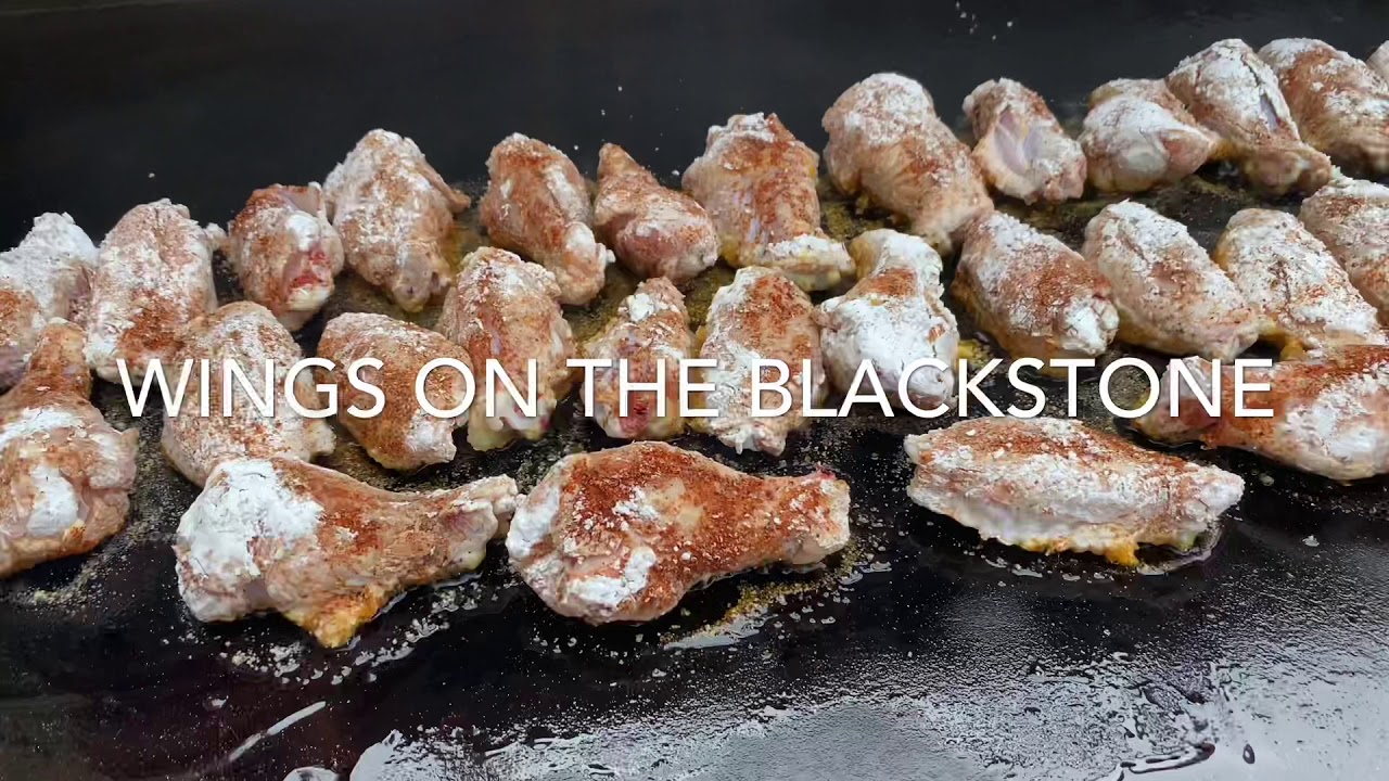 Chicken wings on the Blackstone YouTube