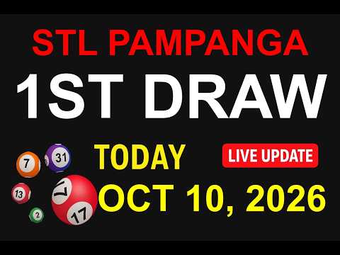 STL Pampanga 1st Draw Results - OCT 10, 2026  (LIVE UPDATE)