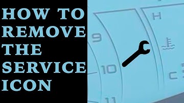 Piaggio Medley 125 - How to remove the service icon