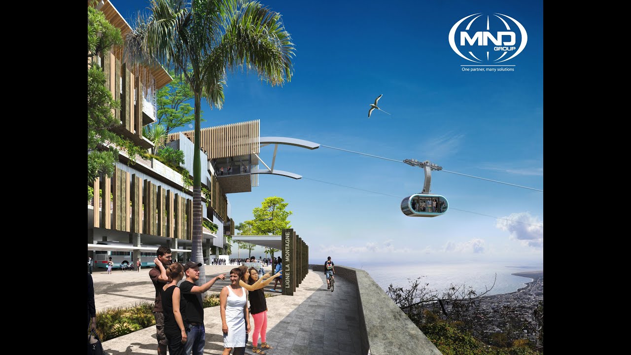 MND ROPEWAYS Téléphérique urbain de SaintDenis à La Réunion / Urban Ropeway of Saint Denis