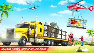 Farm Animal Transport Truck Driving Simulator - Gameplay (Android, iOS) screenshot 4