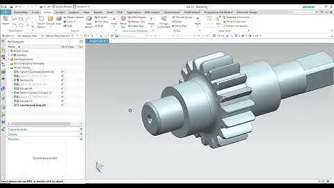 NX CAD Tutorial 98 3D Modeling Basic Beginners Shaft Design