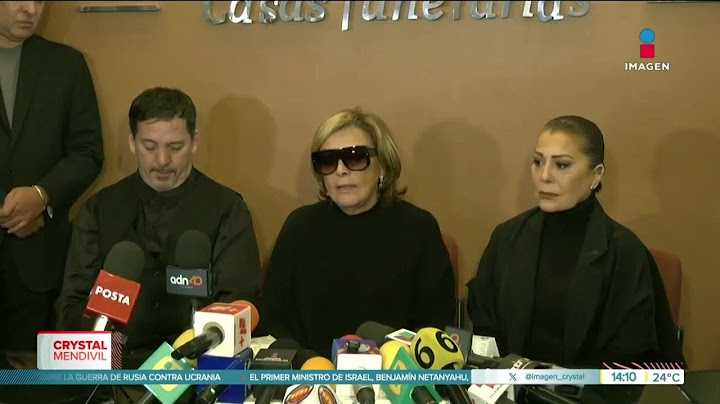 Hijos de Silvia Pinal dan conferencia de prensa tras su fallecimiento | Crystal Mendivil