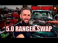 5.0 V8 Swapped Ranger FIRST START! Pt.4 $2500 Ford Ranger Challenge