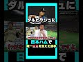 当時のやんちゃなダルビッシュに唯一意見できた選手 #shorts