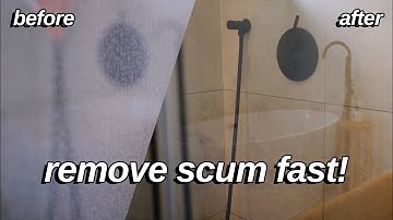 How to Remove Hard Water Stains and Soap Scum | Watch THIS Before Cleaning Glass Shower Doors!