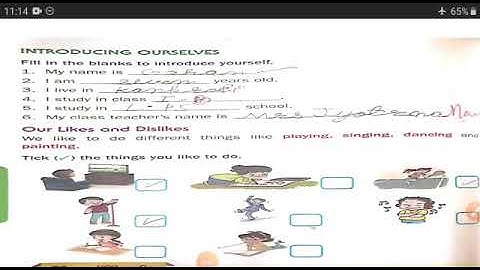 L-1 All about me ( Revision of exercises )  EVS