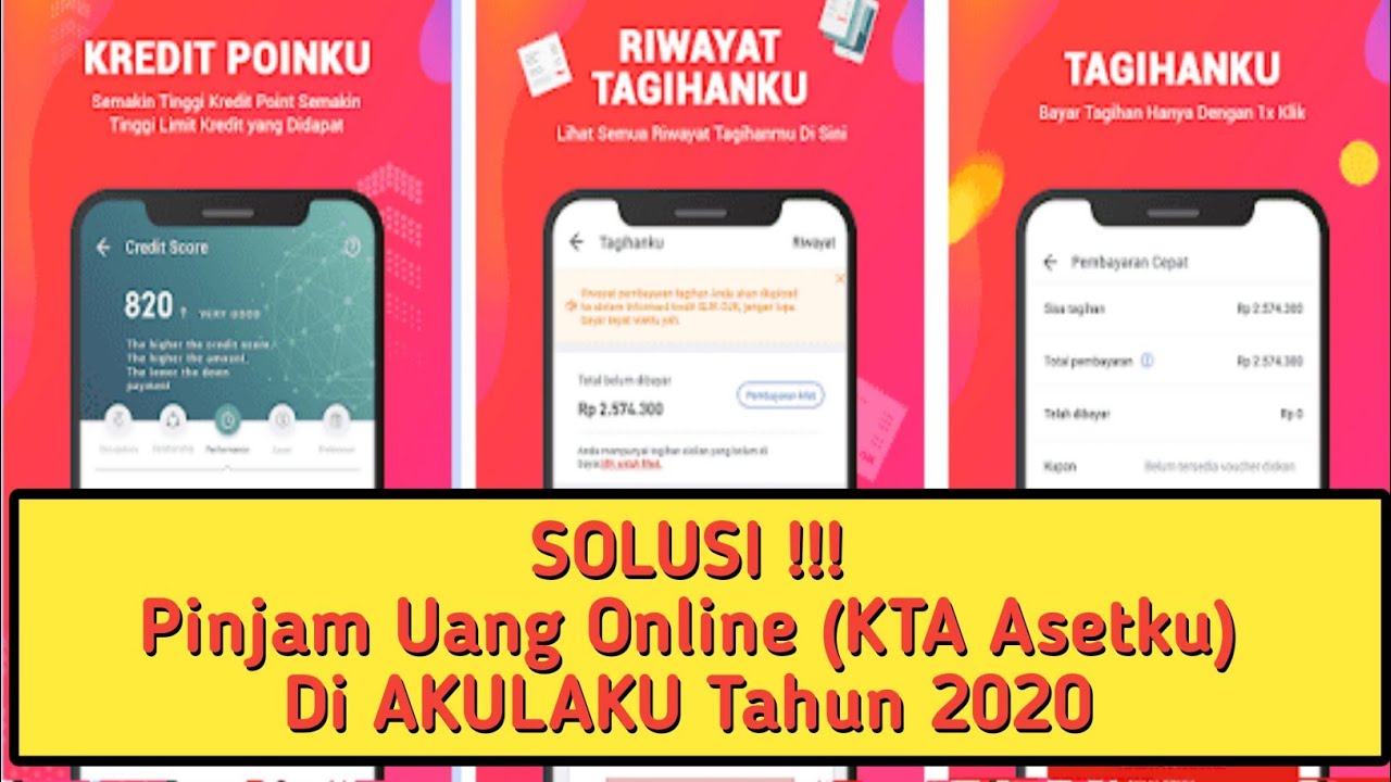 🔴 Solusi Untuk Bisa Pinjam Uang Online (KTA Asetku) Di