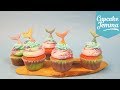 How To Make Beautiful MERMAID CUPCAKES | Cupcake Jemma