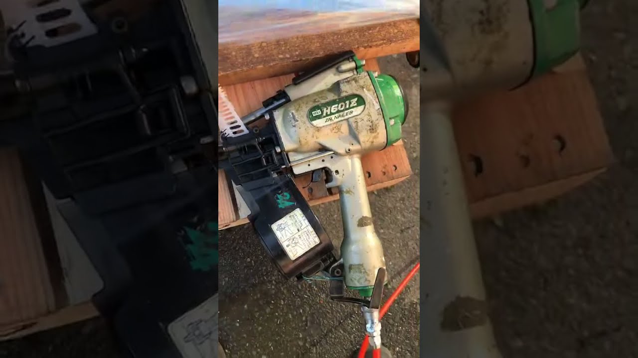 静岡工具一番館】MAX H601Z 釘打ち機 エア 常圧 動作確認