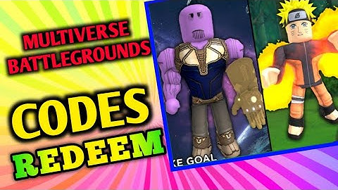 All *Secret* Multiverse battlegrounds Codes 2023 | Codes for Multiverse battlegrounds - Roblox Code