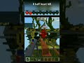 A half heart kill||#halfcrystal  #shorts #minecraft #steveee #dream #technoblade #alexareal #mrbeast