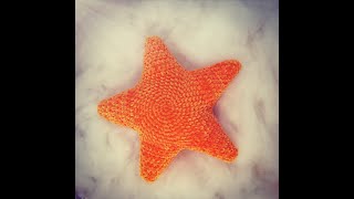 طريقة عمل نجمه بالكروشية - how to crochet a big star