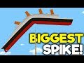 CUTTING A SHIP IN HALF WITH THE BIGGEST SPIKE! - Floating Sandbox Simulator Gameplay