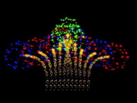 Blender Fireworks