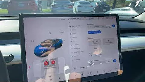VG - How to set auto power folding mirrors on Tesla model 3 /Y
