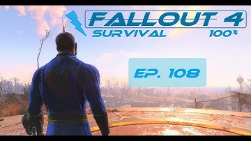 Fallout 4 Survival 100% - Ep. 108 - Exploring the Institute, FEV Lab