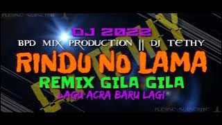 DJ TERBARU RINDU NO LAMA 2022 ||BPD MIX DJ TETHY
