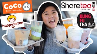 Trying My SUBSCRIBERS FAVORITE BOBA DRINKS + HUGE ANNOUNCEMENT! screenshot 2