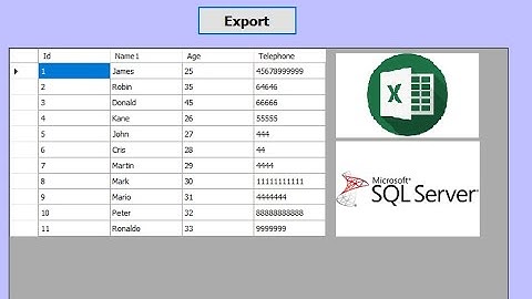 VB. net Tutorial import data from Excel to SQL server with source code