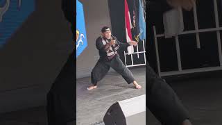 Milad ke 53 Perguruan Silat Bima Suci Kuningan menampilkan atraksi silat oleh jawara#atraksi#silat