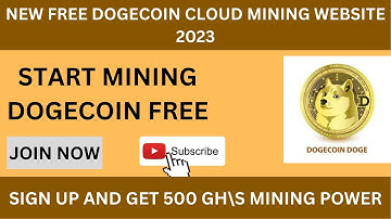 New Free Dogecoin Cloud Mining Website 2023 | Free Cloud Mining Site 2023 | Crypto Mining Site